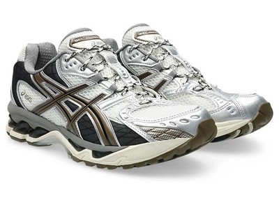 1203A543-107 Asics Gel-Nimbus 10.1 Cream Pure Silver (Herren)