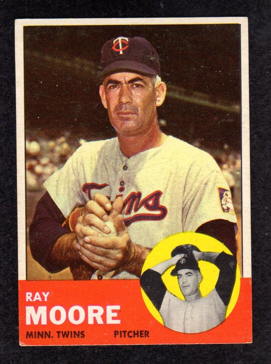 1963 Topps #26 Ray Moore Minnesota Twins Baseball Card EX