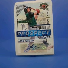 2024 Panini Prospect Edition #196 - Jake Gelof, Dodgers - Silver HOLO (AU, RC)