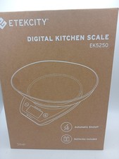 Digital Kitchen Scale Etekcity Ek5250 Auto Shut Off Capacity 11 Lb 5K Gram ML