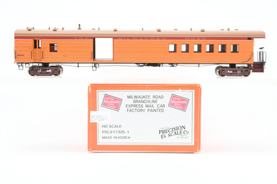 #ad HO Brass PSC Precision Scale Co. Milwaukee Road Branchline Express Mail Car FP $449.99