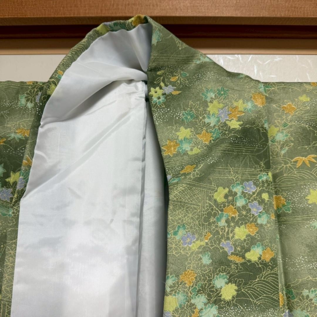 Kimono Washable Small Pattern Polyester Synthetic… - image 5