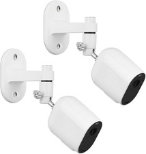 2-Pack Adjustable Wall Mount for Arlo Cameras - Indoor/Outdoor White