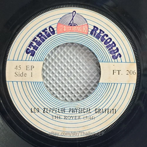 LED ZEPPELIN PHYSICAL GRAFFITI /THE ROVER / /TRAMPLED UNDER FOOT THAILAND EP 7"