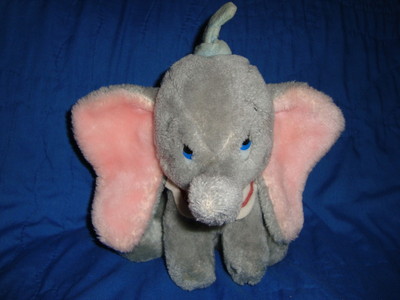 Disney Dumbo 9'' Vintage Plush Dakin Shredded Clippings