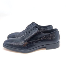 Men's Angelo Pallotta Blue Patent Printed Lace Up Shoes 425 mod. 2528