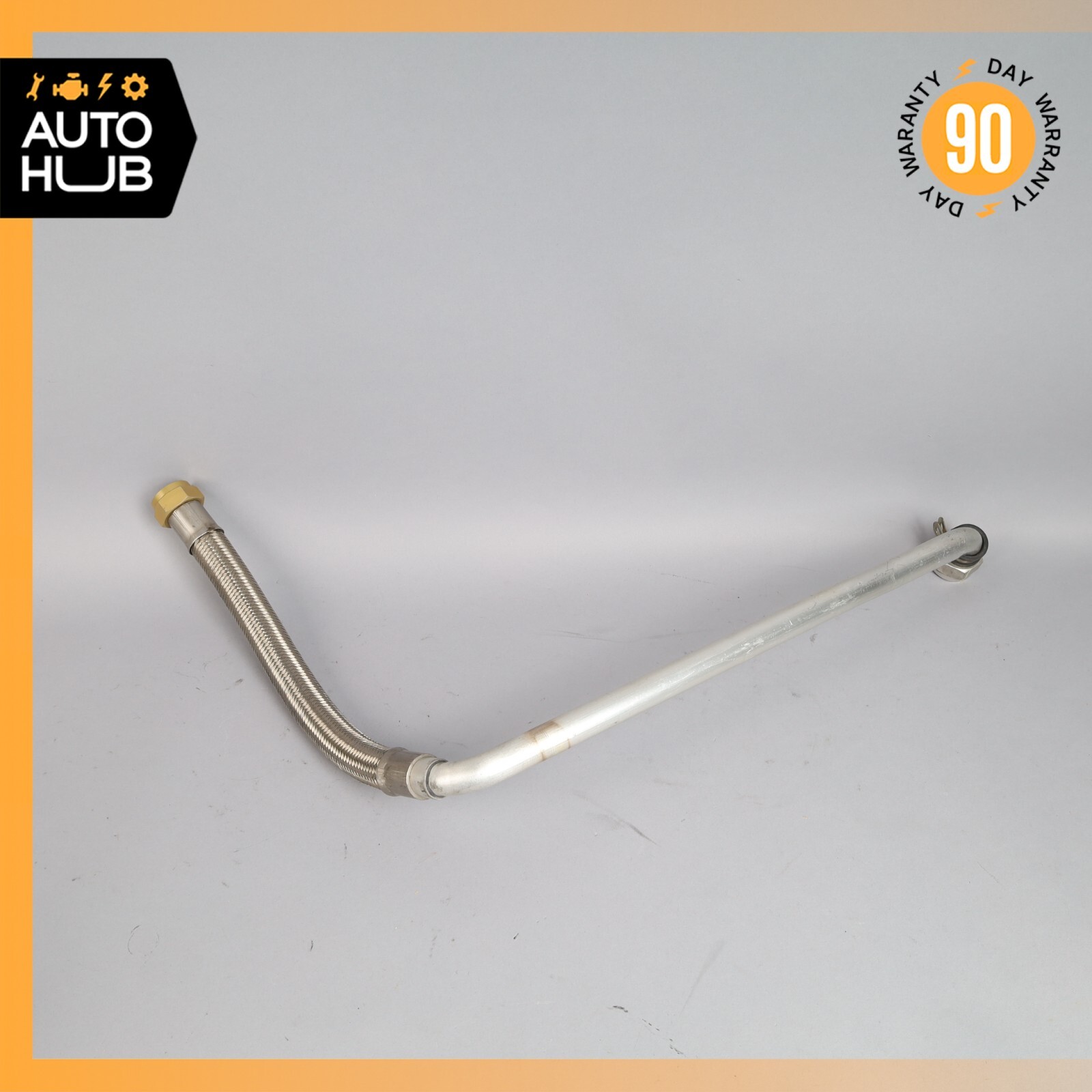 02-07 Maserati Coupe 4200 GT Spyder M138 Engine Heat Exchanger Oil Feed Line OEM
