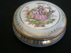Coffret Porcelaine Couleuvre De Limoges Bonbonniere Bijoux Ebay
