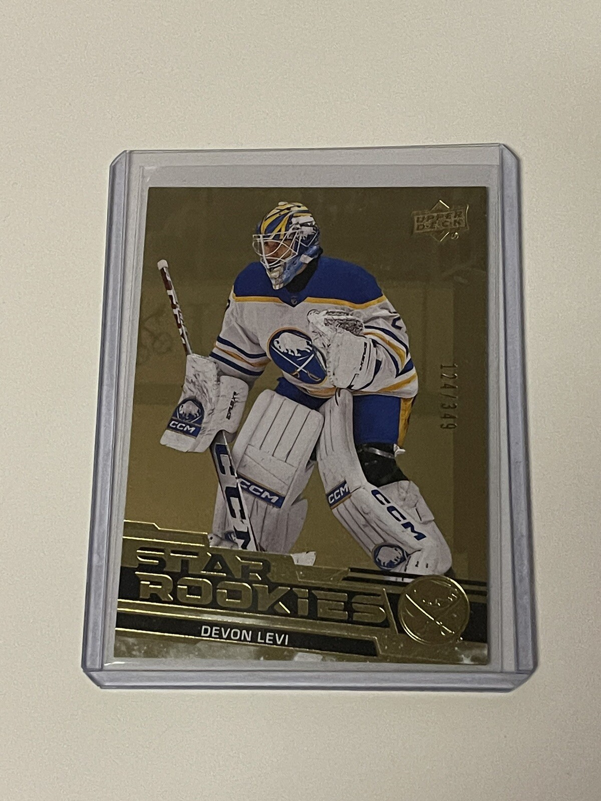 2023-24 Upper Deck Star Rookies Gold #14 Devon Levi /349   **029919