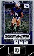 2021 Contenders Draft Picks #61 Myles Gaskin Conference Finals Ticket #/99