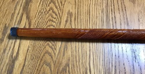 Stout KNOB HANDLE SOLID WOOD CARVED STAFF WALKING STICK CANE - Picture 6 of 8