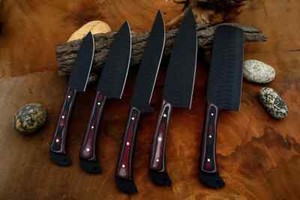 Couteau de Damas/Couteau à la main chef set/Don pour lui /Fiancée-mariage Cadeau