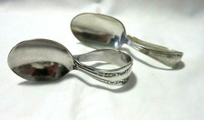 2 VINTAGE SILVERPLATE INFANT FEEDING SPOONS ROGERS SSP