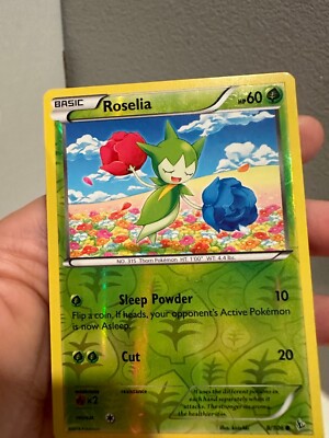Pokemon - XY - Flashfire Roselia 8/106 Reverse Holo - LP 1215#258