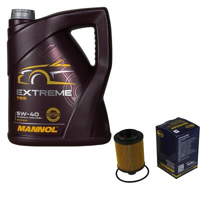 Ölwechsel Set 5L MANNOL Extreme 5W-40 + SCT Ölfilter Service KIT 10164196