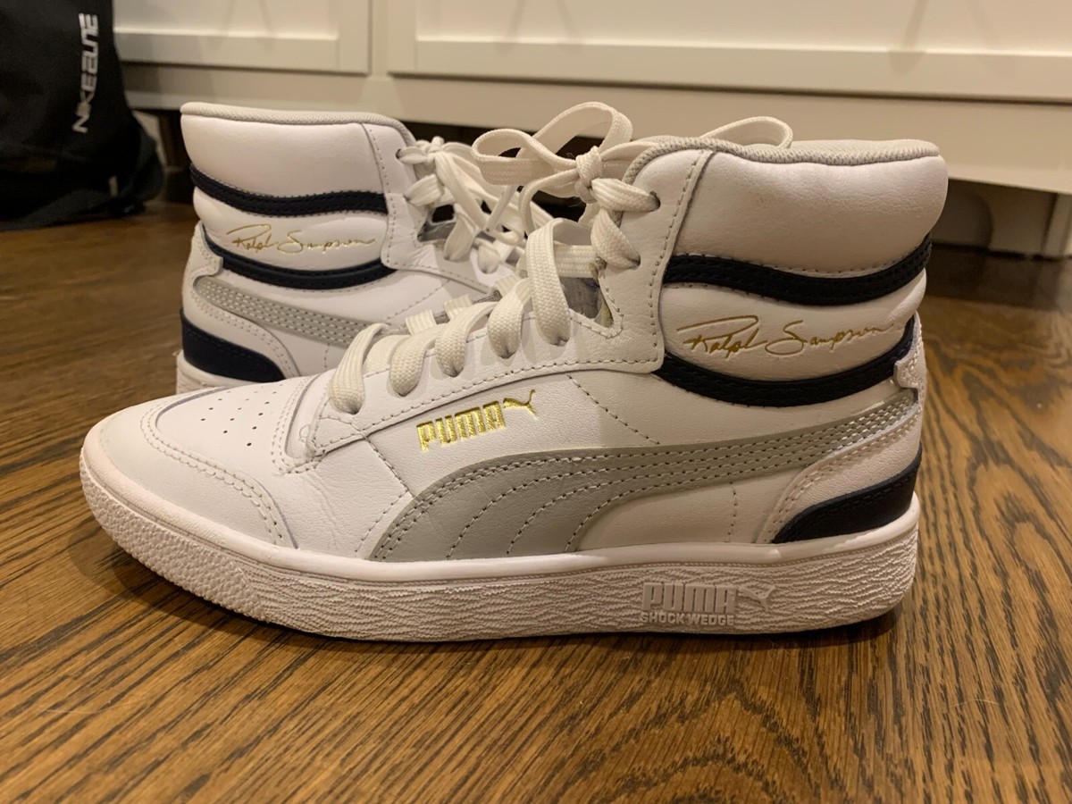 puma ralph sampson mid white