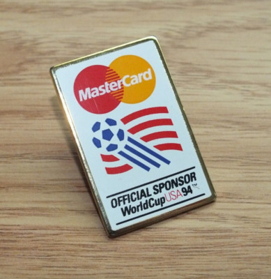 Sponsor Member Pin Master Card Official Sponsor World Cup USA 1994 Collectible Souvenir ...