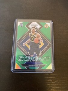 2021-22 Panini Prizm CHRIS DUARTE Emergent Green Prizm SP Rookie #14 Pacers