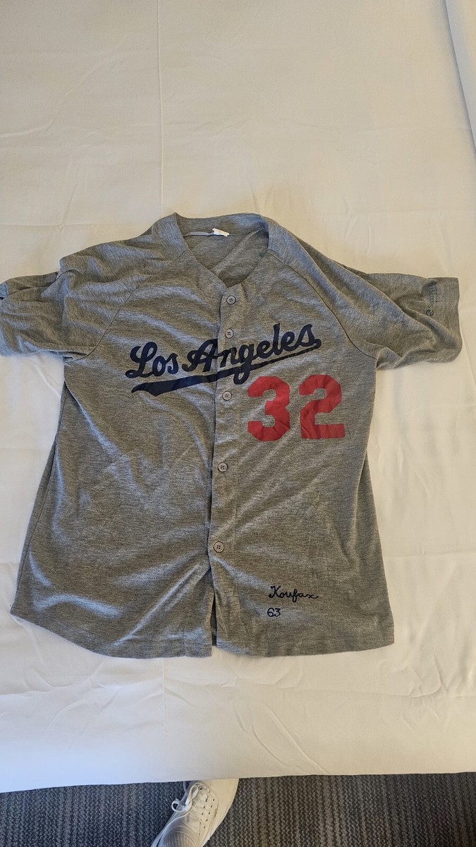 ロサンゼルス・ドジャース Koufax 32 XL ユニフォーム Sandy Koufax #32 Los Angeles Dodgers Player shirt Adult