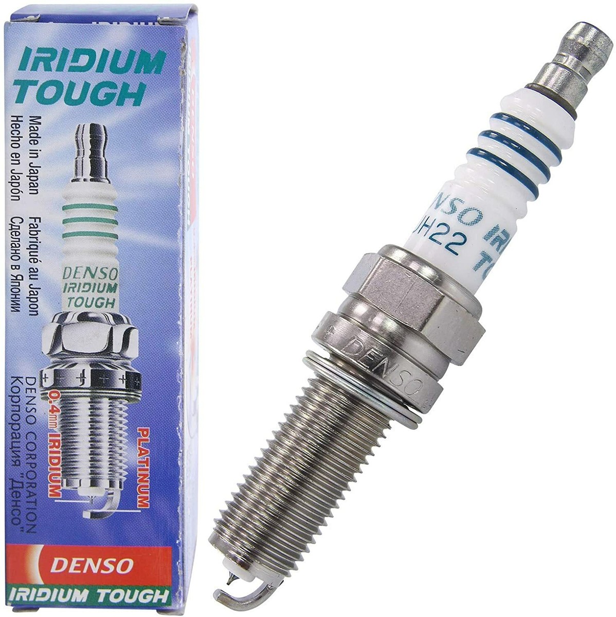 DENSO IRIDIUM TOUGH Spark Plug VXUH22 (V9110-5611) Long Life