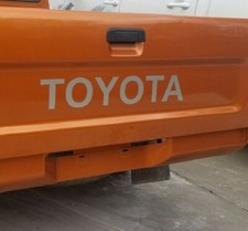 90s Toyota Tailgate Letters Silver Vinyl Replacement Decal 24