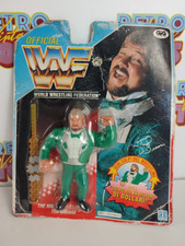 MILLION DOLLAR MAN TED DIBIASE STOMP WWF WRESTLING 1990 MOC BLUE CARD GIG HASBRO
