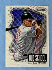 2022 Panini Prizm 💎WHITE WAVE PRIZM Cal Ripken Old School Prizm SP #OS-5