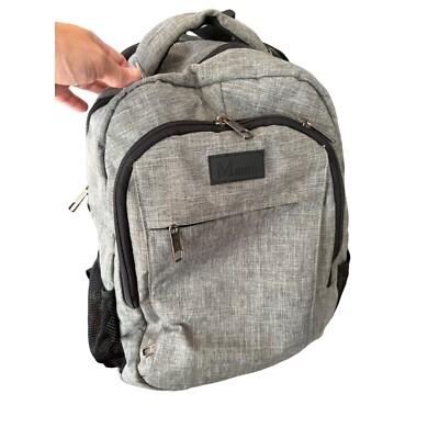 Matein Laptop Backpack Anti-Theft Travel Bag With USB Charging Port Fits 15.6'' L
