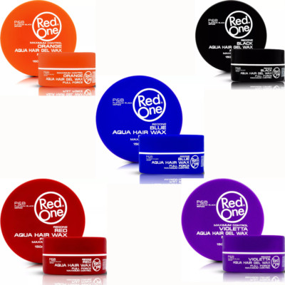Red One Hair Men Aqua & Matte Wax Haarstylingwachs für Frauen 2er Pack