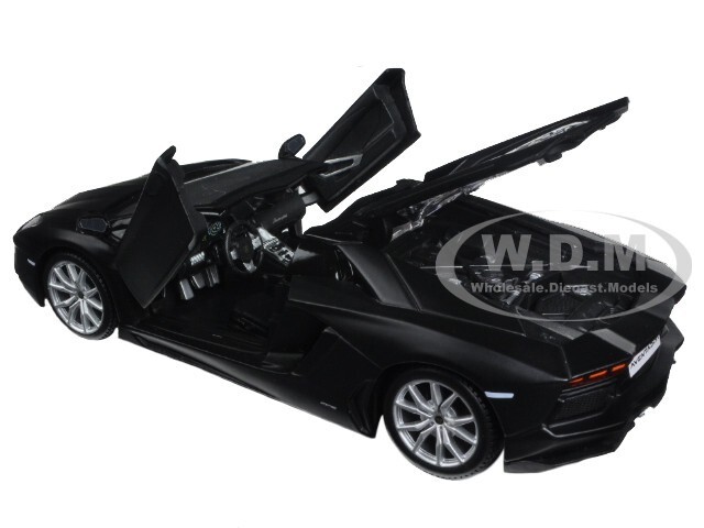 ミニカー Lamborghini lp700-4 black new 1:64 Scale Black JPS Aventador LP700-4 GT Evo LBWK Sport Car Model