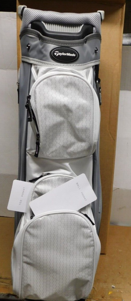 TaylorMade Ladies Kalea TM21 Select ST Cart Golf Bag - Cool Gray/Lavender