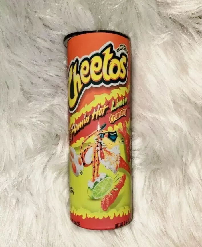 Cheetos Cheddar Jalapeno 20 ounce skinny tumbler