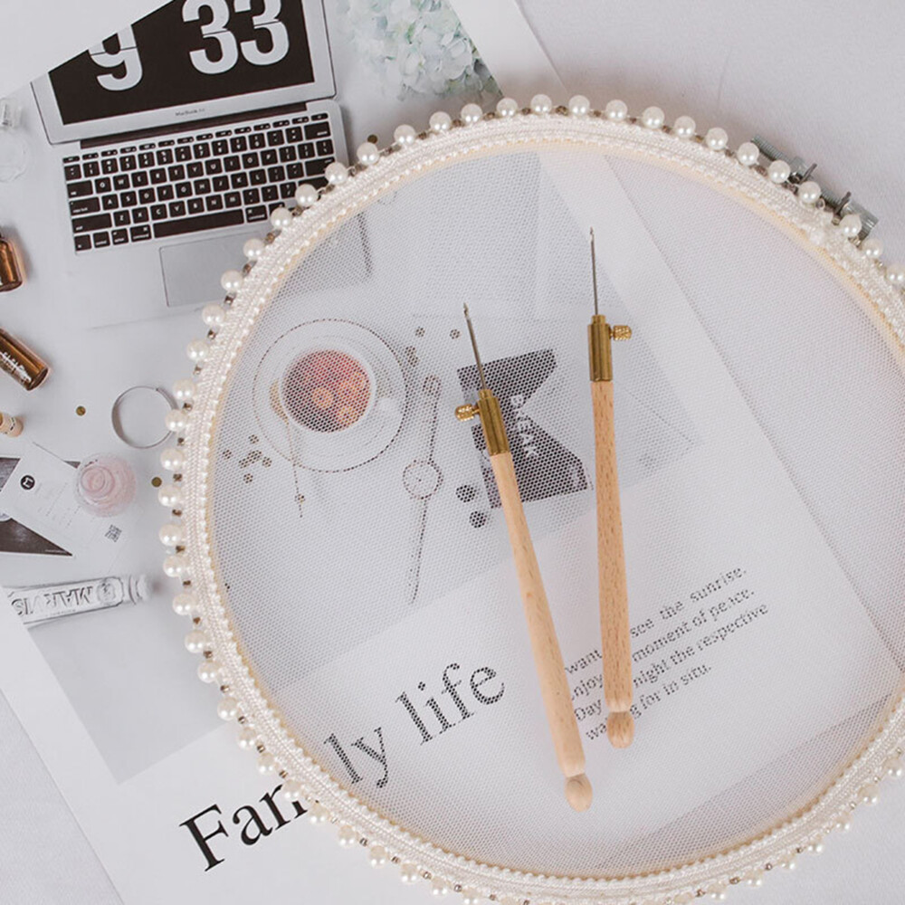 Embroidery Beading Tambour Hook Tambour Holder Crochet Tool Kit Sequin Beads