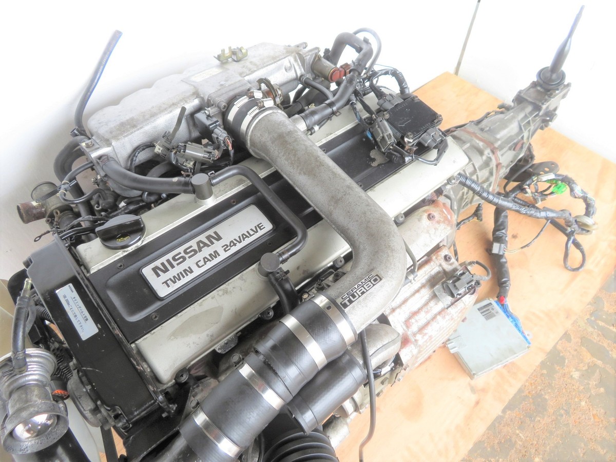 JDM NISSAN SKYLINE RB20DET 2.0L TURBO ENGINE 5 SPEED TRANS JDM 