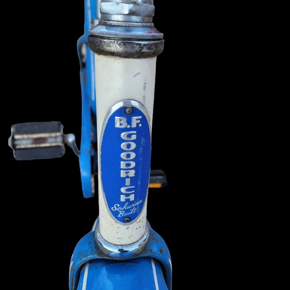 RARE 1950’s Vintage B. F. Goodrich Schwinn Girls Bicycle - Image 3 of 4