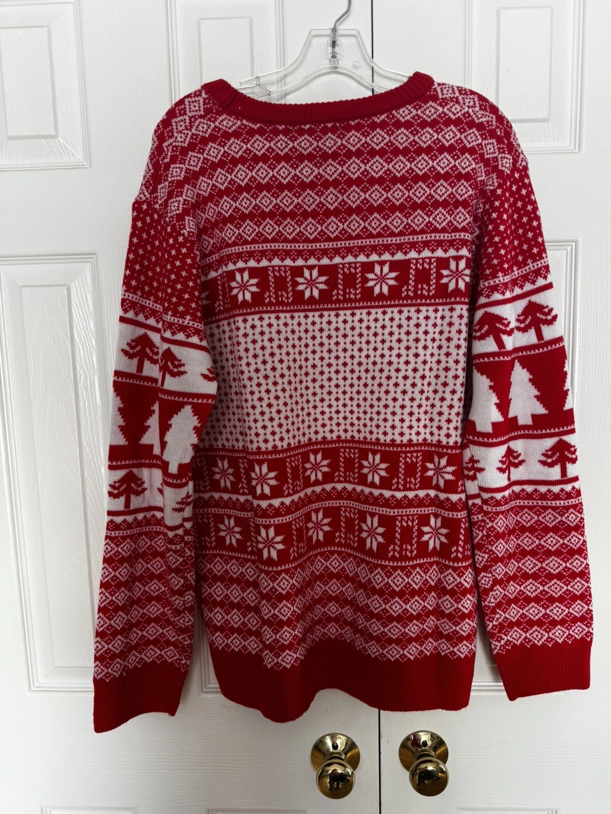 NEW Nick 90s Mens Ugly Christmas Sweater Spongebob Squarepants & Patrick XL