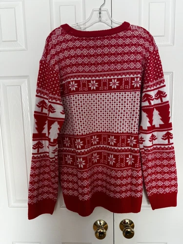 NEW Nick 90s Mens Ugly Christmas Sweater Spongebob Squarepants & Patrick XL