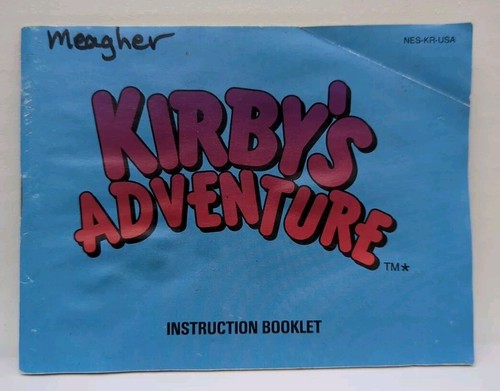 Kirby's Adventure Nintendo NES 1993 W/ Manual Authentic Tested - Picture 8 of 10