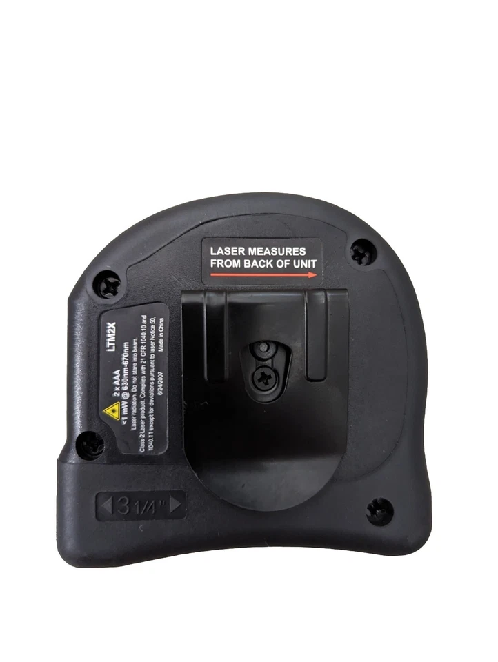 General Tools 2-in-1 65 Ft Laser Tape Measure 16ft regular LTM2X Black/Gray NEW! - Image 2 of 4