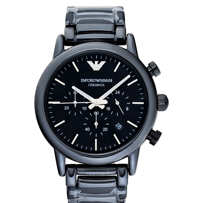armani watches ceramic