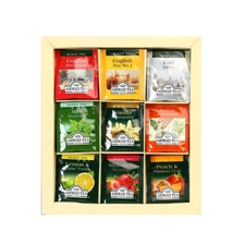 Ahmad Afternoon Tea Collection 45 Foil Tea Bags 9 Flavors of Ceylon Tea Infusion