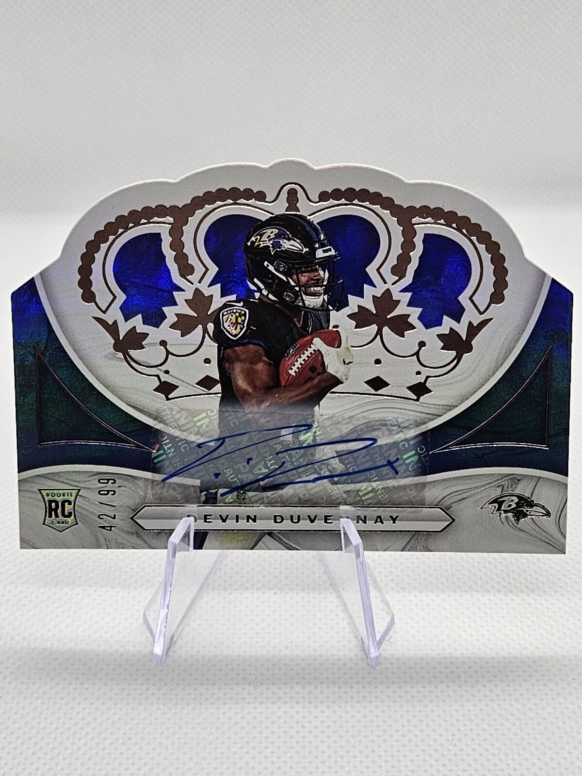 Devin Duvernay Panini Chronicles Crown Royale #CR35 Autograph-Gold