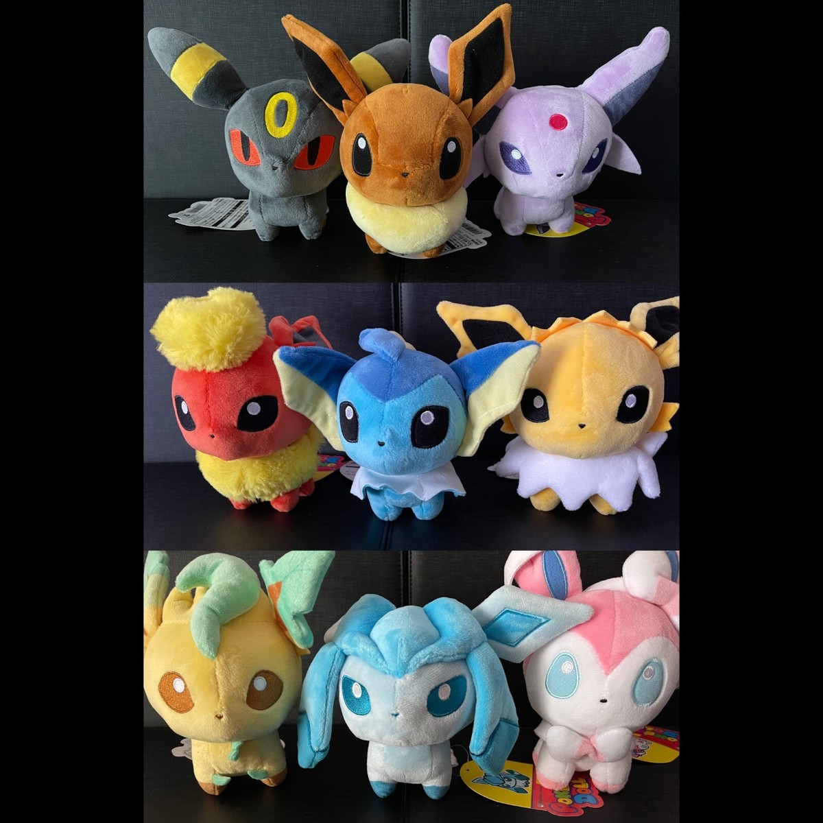 Eevee Pokemon Dolls All 9 Plush 2017 Pokedoll Eeveelution Set