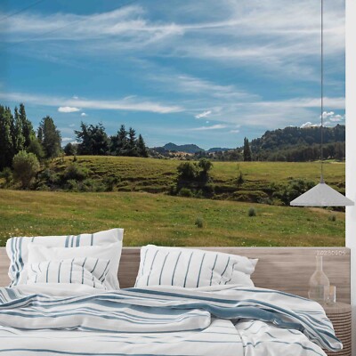3D Sky Grass Forest Nature Wallpaper Wall Murals Removable Wallpaper