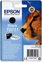 Epson Druckerpatrone Tinte T0711 Bk Black, Schwarz
