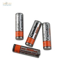 4 Akkus + Box Mignon AA Ni-MH Camelion 2500mAh Mignon AA 1,2V Aufladbar Batterie
