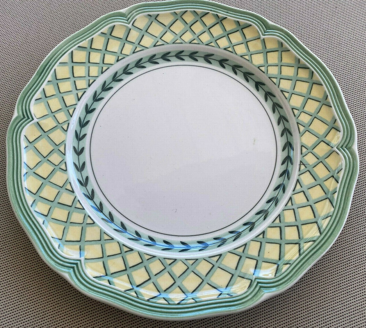 Salad Plate Villeroy And Boch Basket Weave Pattern Villeroy Boch