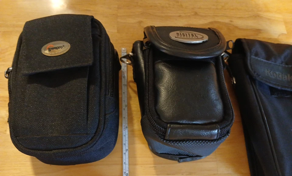 Camera Cases Bags Kodak Lowepro Z20 Digital Concepts Carry Zippers Straps Vtg - Image 3 of 4