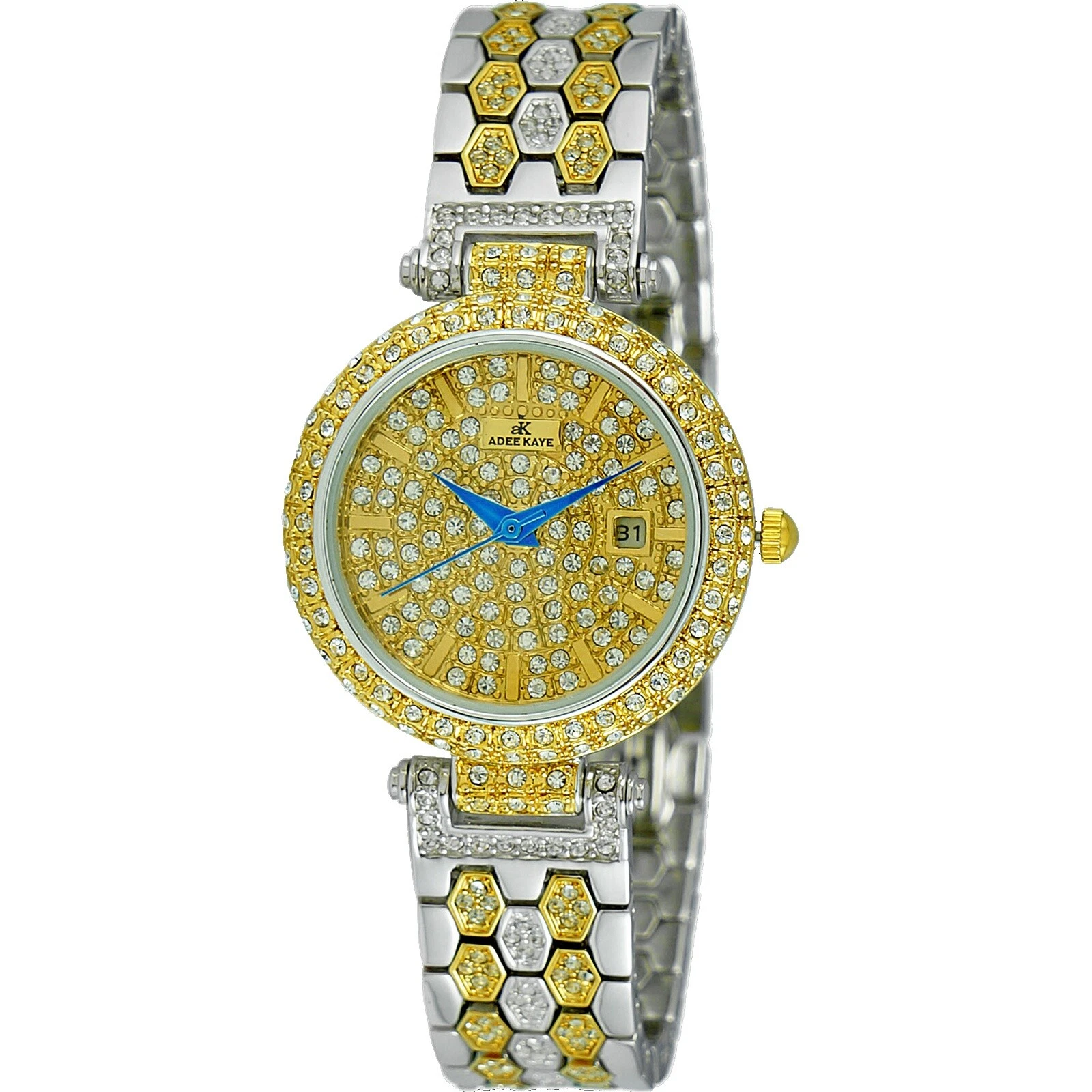 Adee Kaye Stainless Steel Case Analog Wristwatches