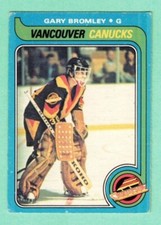 (1) GARY BROMLEY  1979-80 O-PEE-CHEE # 167 CANUCKS CREASED CARD (K7856)